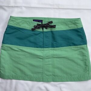 Patagonia Skirt Womens Size 2 Mini Green Outdoor‎ Light